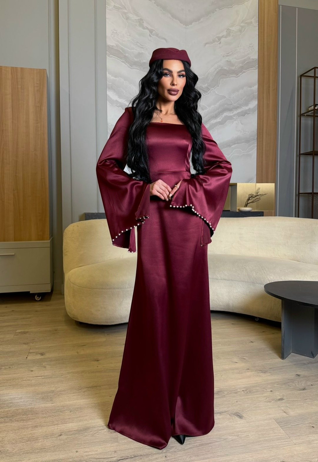 атласное мусульманское платье,вечернее платье длинное,вечернее платье,платье,длинное платье