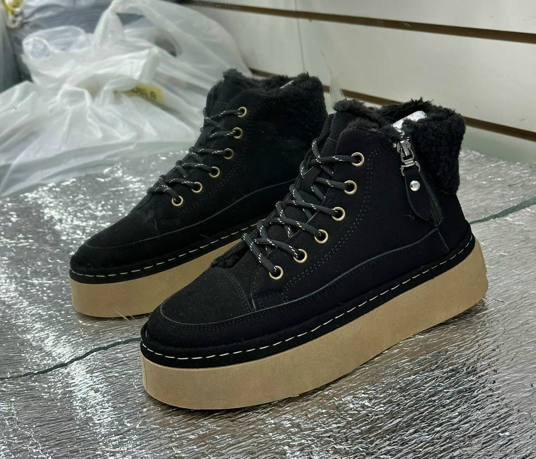 ,зимние ботинки из натуральной замши и меха на платформе obba 250464737,зимняя женская ,зимняя , женская