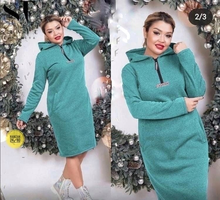 платье с капюшоном ,платье флис,женское платье ткань флис,платье спортивное с капюшоном,флисовое платье на 54,56,58,62 р