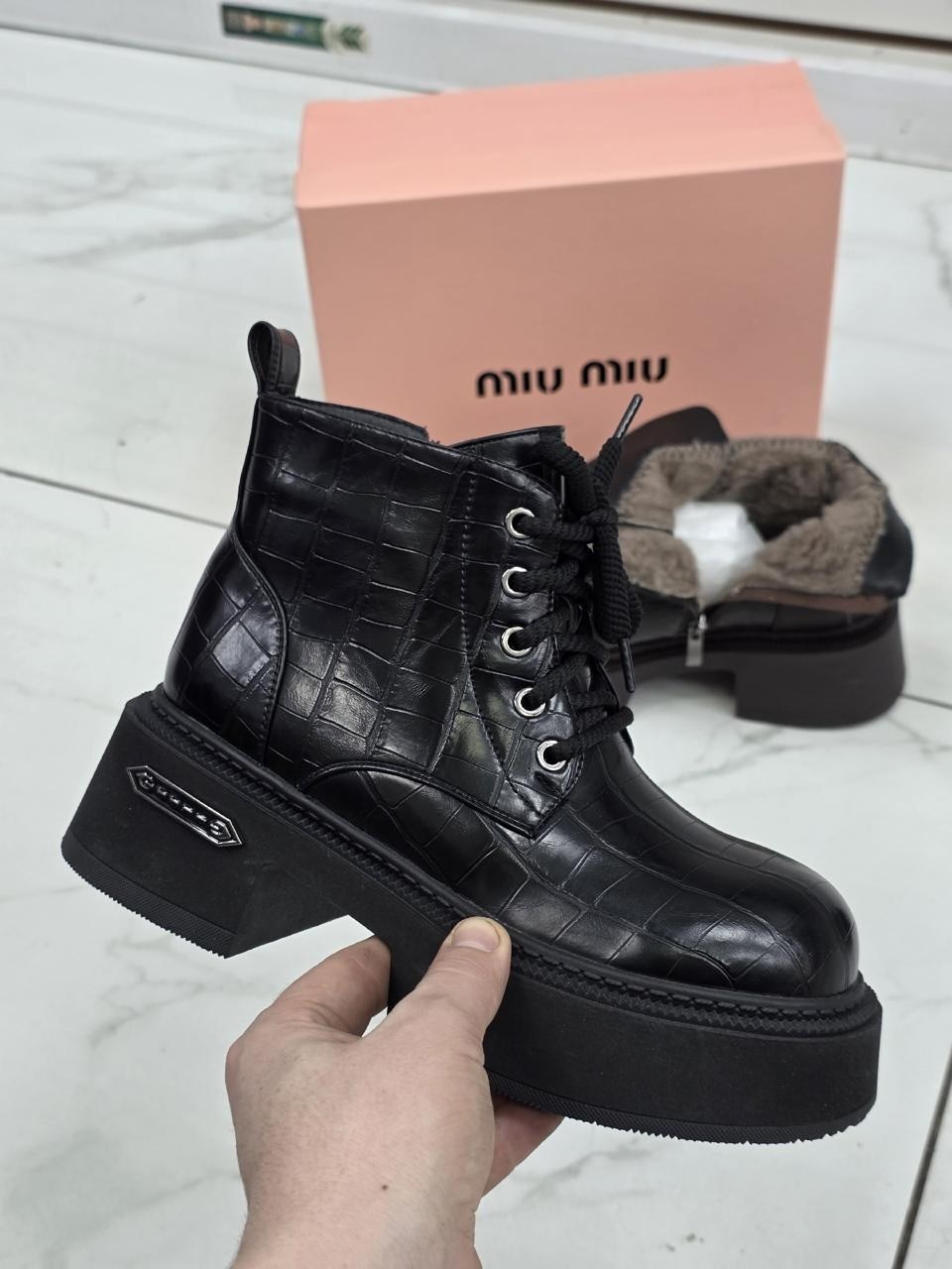 ,ботинки женские,ботинки miu miu,ботинки,женская