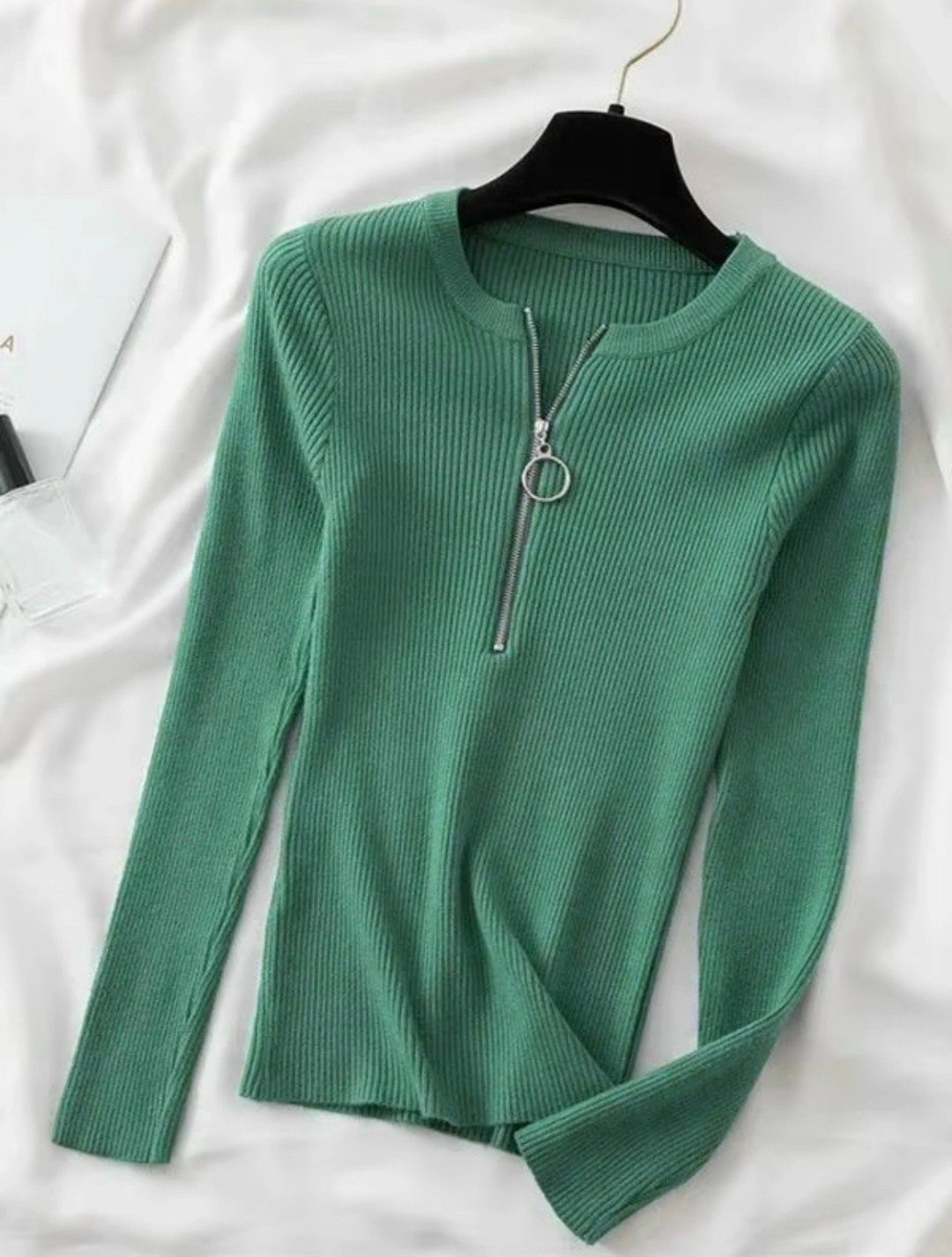 свитер женский белый,кофта женская,повседневный джемпер,женский вязаный свитер на молнии,женские джемпера