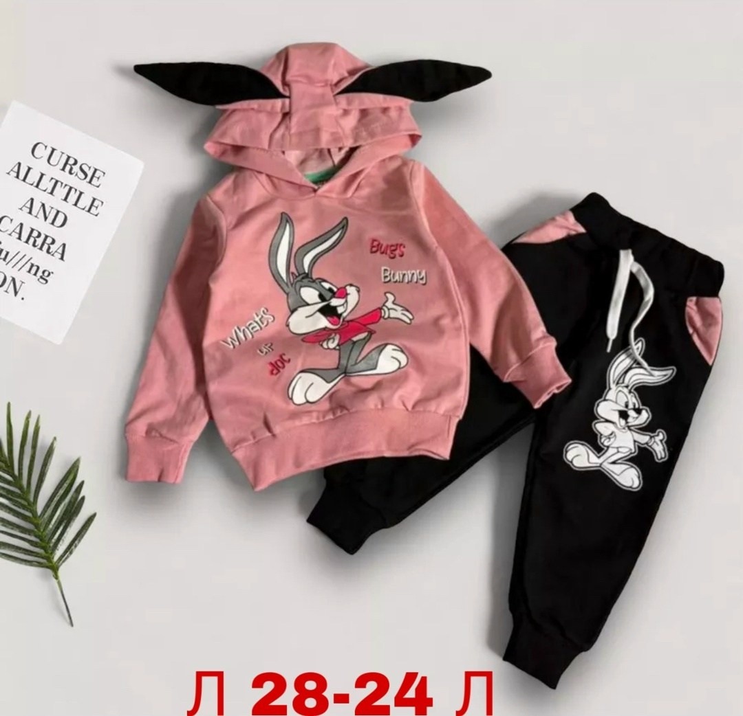 трикотажный костюм для девочки,костюм трикотажный little bunny,трикотажный детский костюм,детские костюмы,костюм спортивный