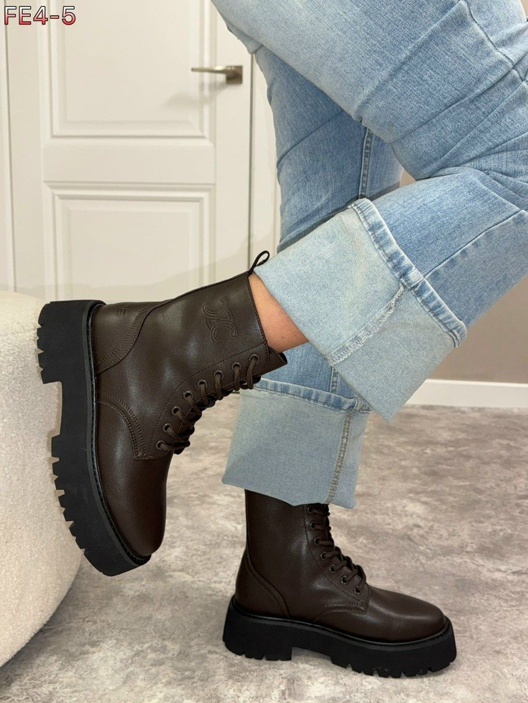 ботинки celine женские,celine ботинки,ботинки celine женские на шнуровке,celine женские кожаные ботинки premium,ботинки celine 2025