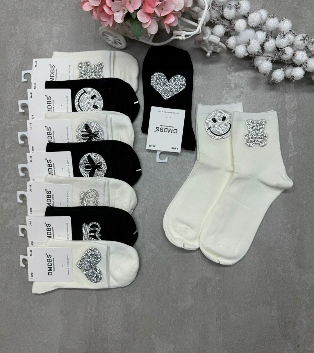 женские носки со стразами,носки женские,носки со стразами,комплект носки женские,носки короткие со стразами