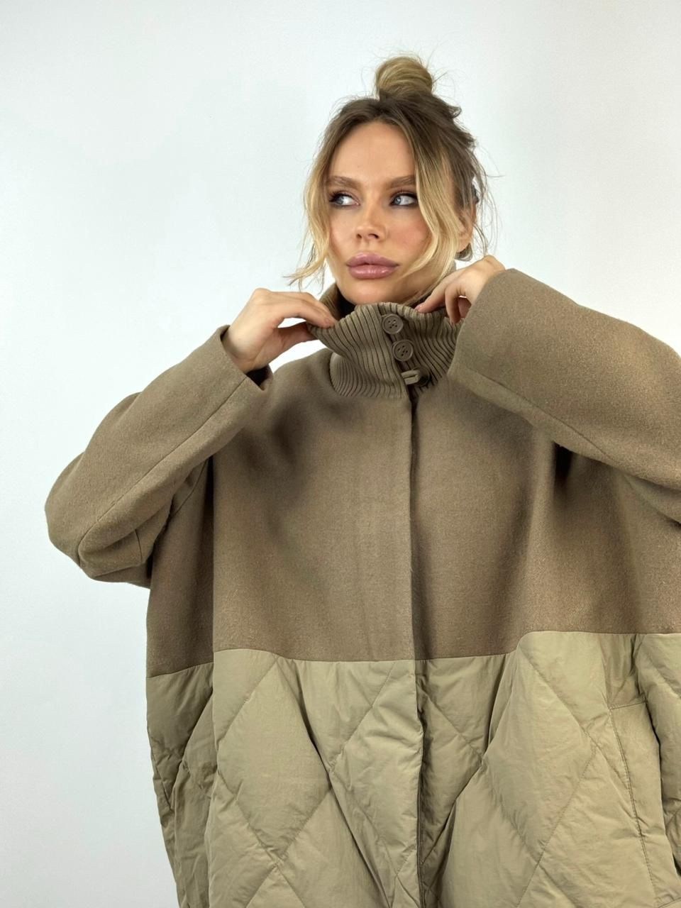 стеганое пальто,стеганое пальто оверсайз,стеганая куртка,демисезонная куртка,стеганое пальто женское