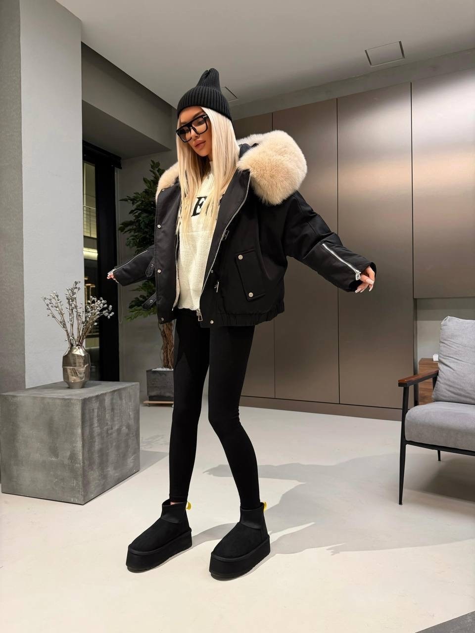 зимняя куртка,зимняя куртка женская,куртка с натуральным мехом,парка с меховым,женский пуховик