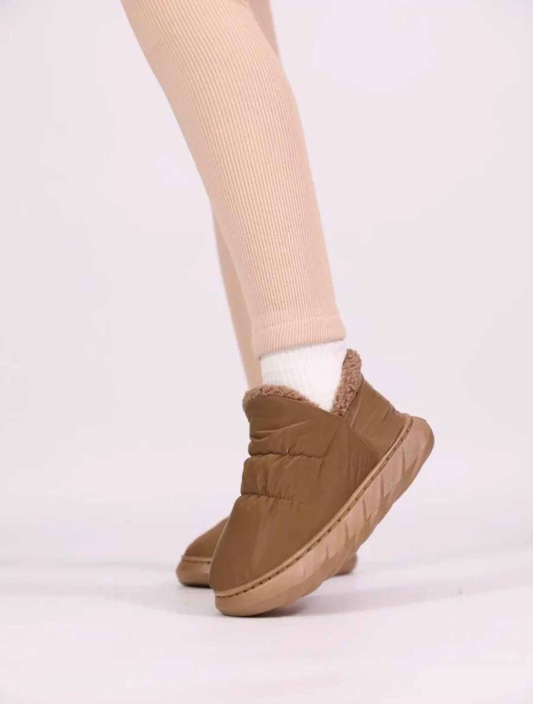 угги зимние дутики короткие emelina shop цвет бежевый, молочный,,угги зимние дутики короткие emelina shop,дутики,женские дутики