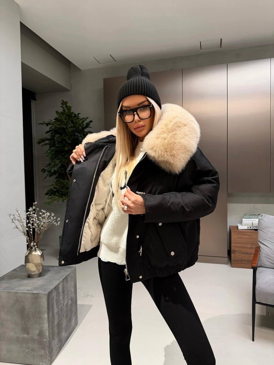 зимняя куртка,зимняя куртка женская,куртка с натуральным мехом,парка с меховым,женский пуховик