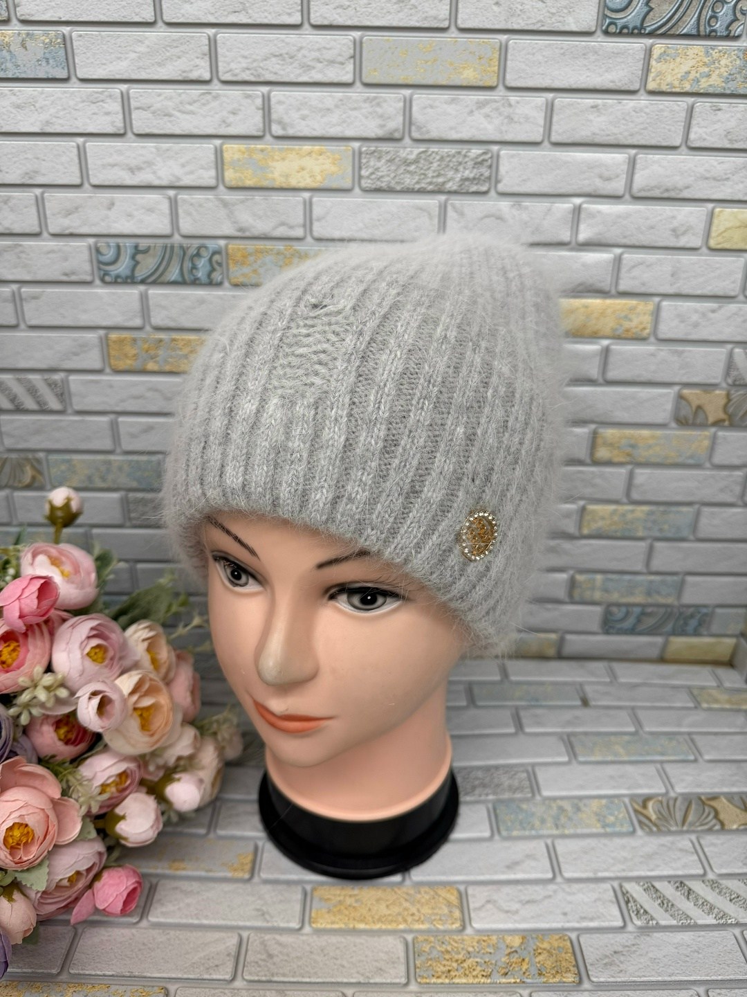 шапка женская,вязаная женская шапка,шапка,шапка женская на флисе,шапка зимняя женская