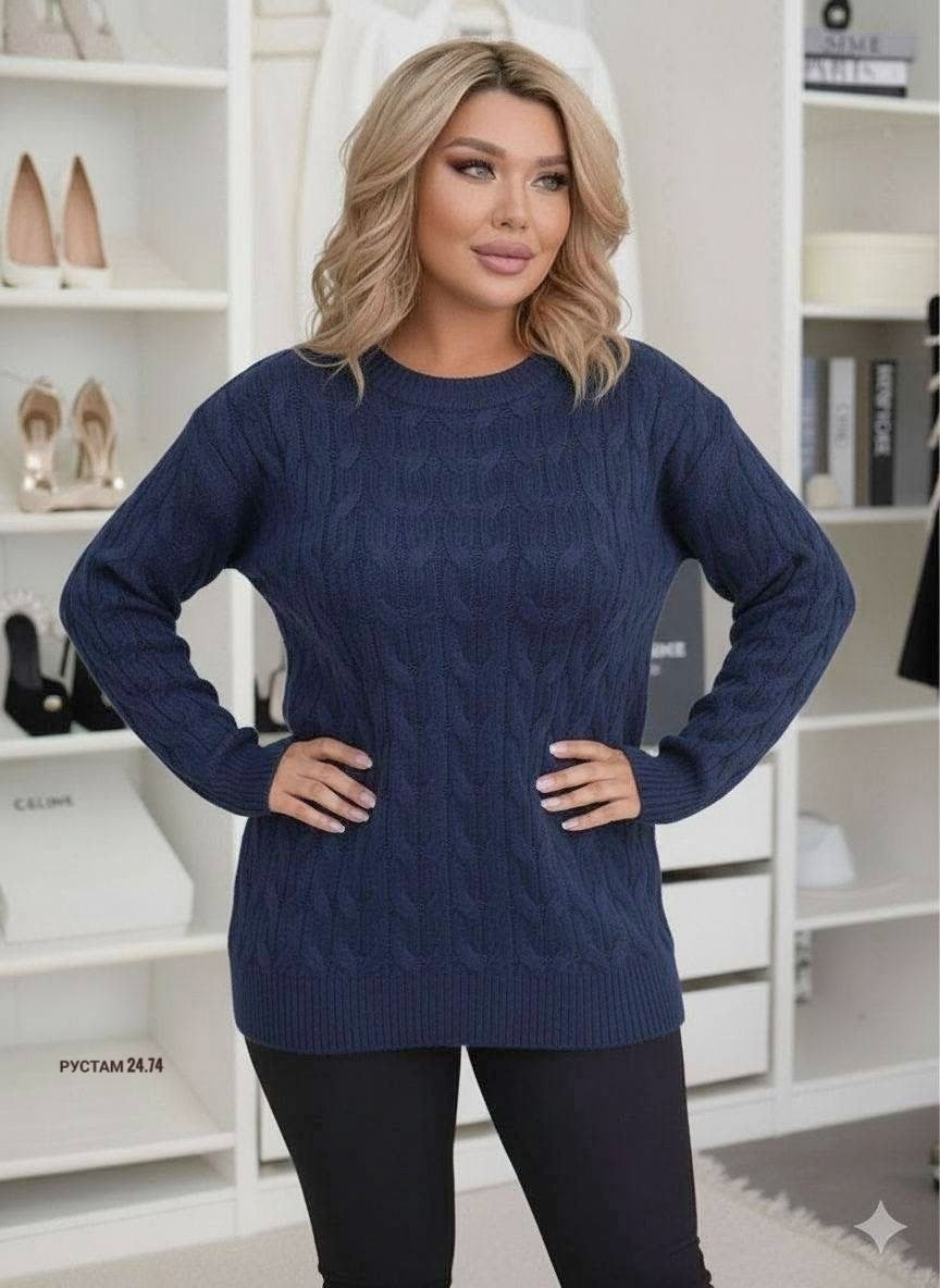 женский свитер,джемпер с косами,женские вязаные свитера,кофта женская,кофта вязаная