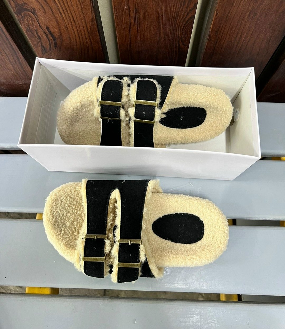 женские шлепанцы,шлепанцы эрмес,тапочки hermes,модные тапочки,меховые тапочки