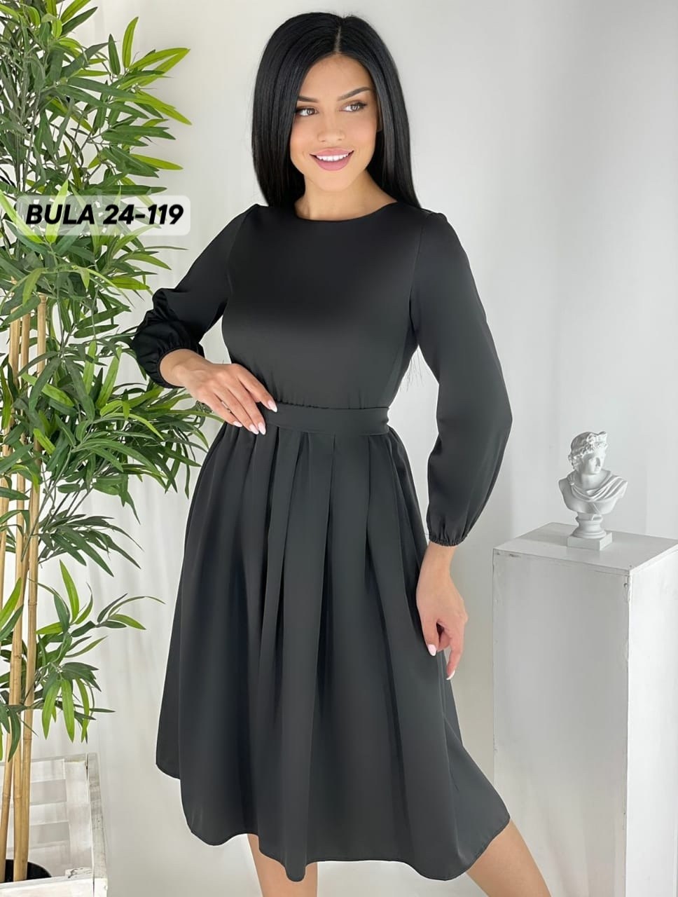 платье женское,платье миди черное,платье миди с рукавами,женское платье миди,платье