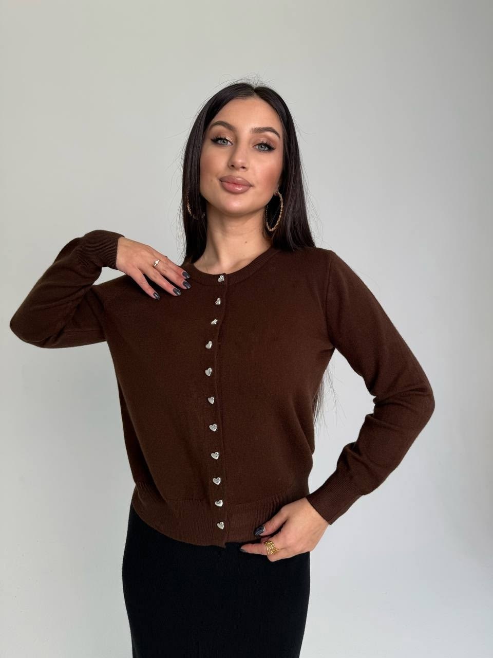 кардиган вязаный на пуговицах ziarma,кардиган на пуговицах,кардиган кофта,кашемировый кардиган короткий,женская кофта кардиган нэнси на пуговицах