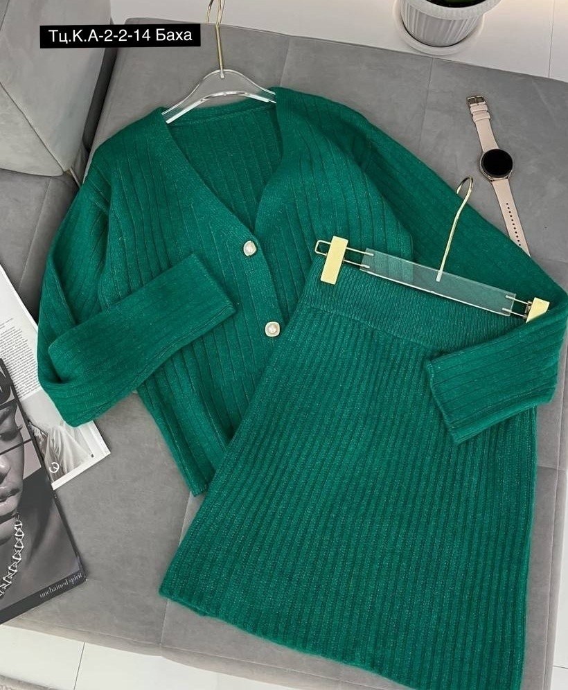 костюм женский,костюм с юбкой,костюм с юбкой трикотажный,кофта и юбка,костюм с юбкой женский