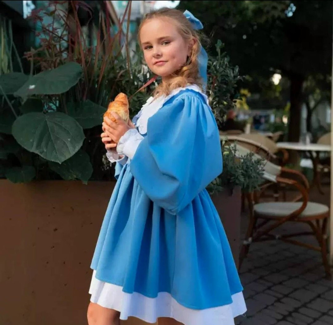 платье для малышей,платье детская,платье девочек,нарядное платье,синее платье