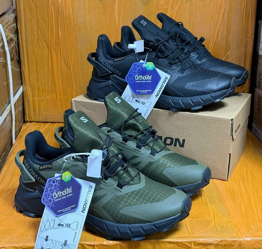 кроссовки salomon,кроссовки salomon supercross 4 gtx,мужские кроссовки salomon,мужские кроссовки salomon supercross 4 green,salomon трейловые кроссовки