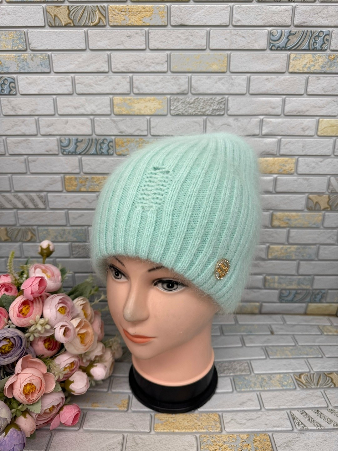 шапка женская,вязаная женская шапка,шапка,шапка женская на флисе,шапка зимняя женская