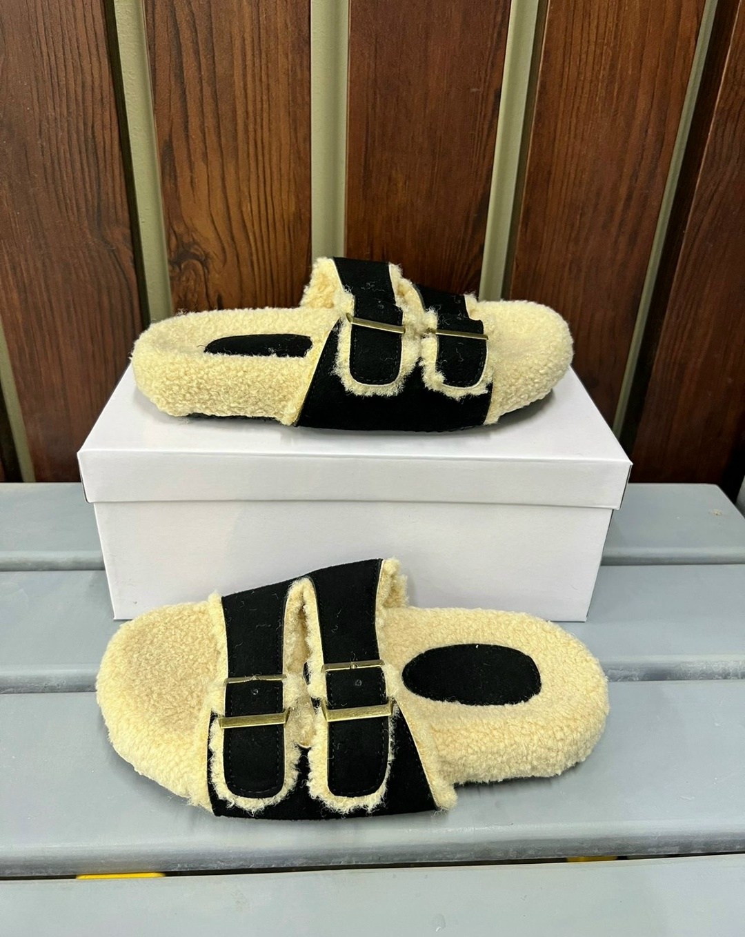 женские шлепанцы,шлепанцы эрмес,тапочки hermes,модные тапочки,меховые тапочки