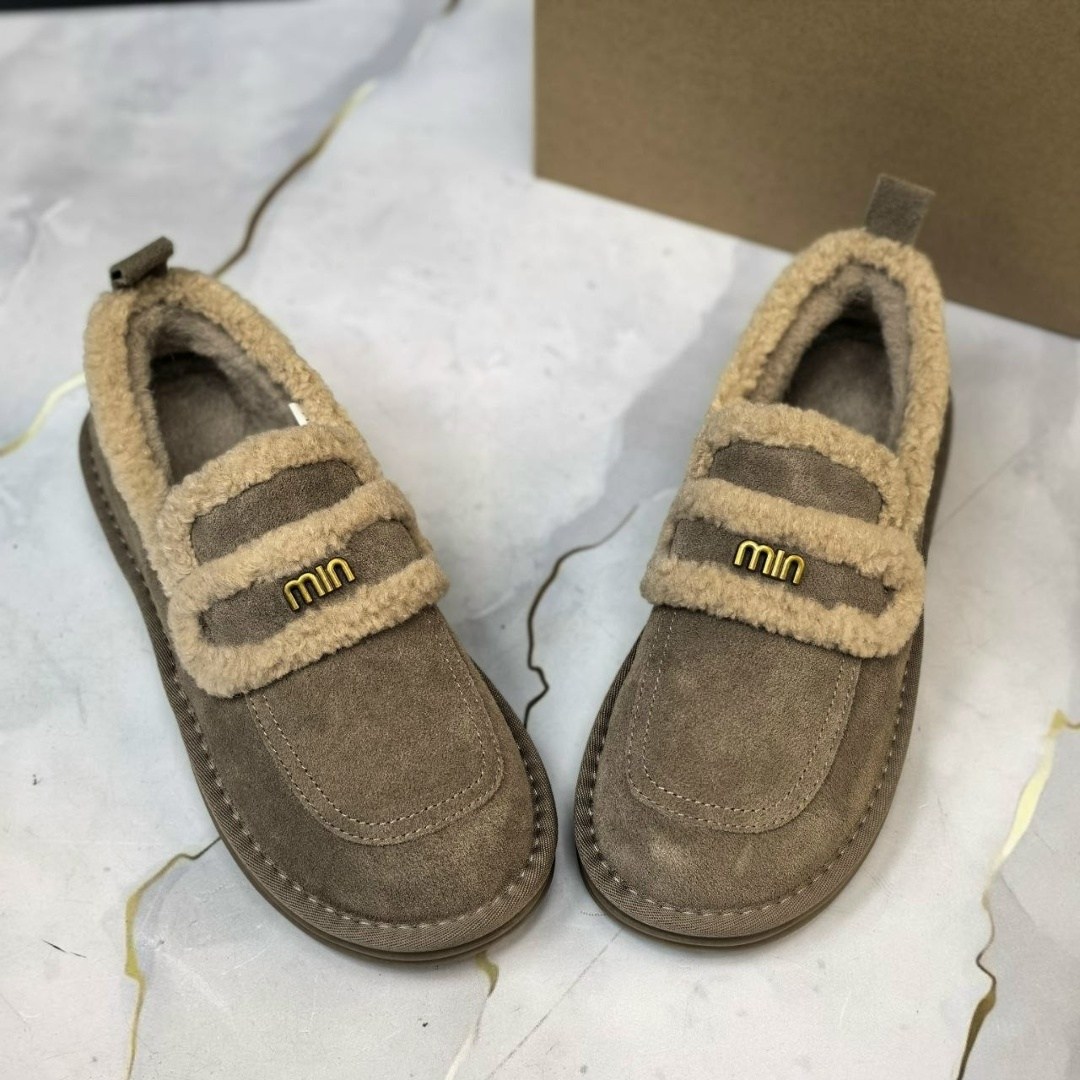 , женская,теплая ,лоферы с мехом,зимняя