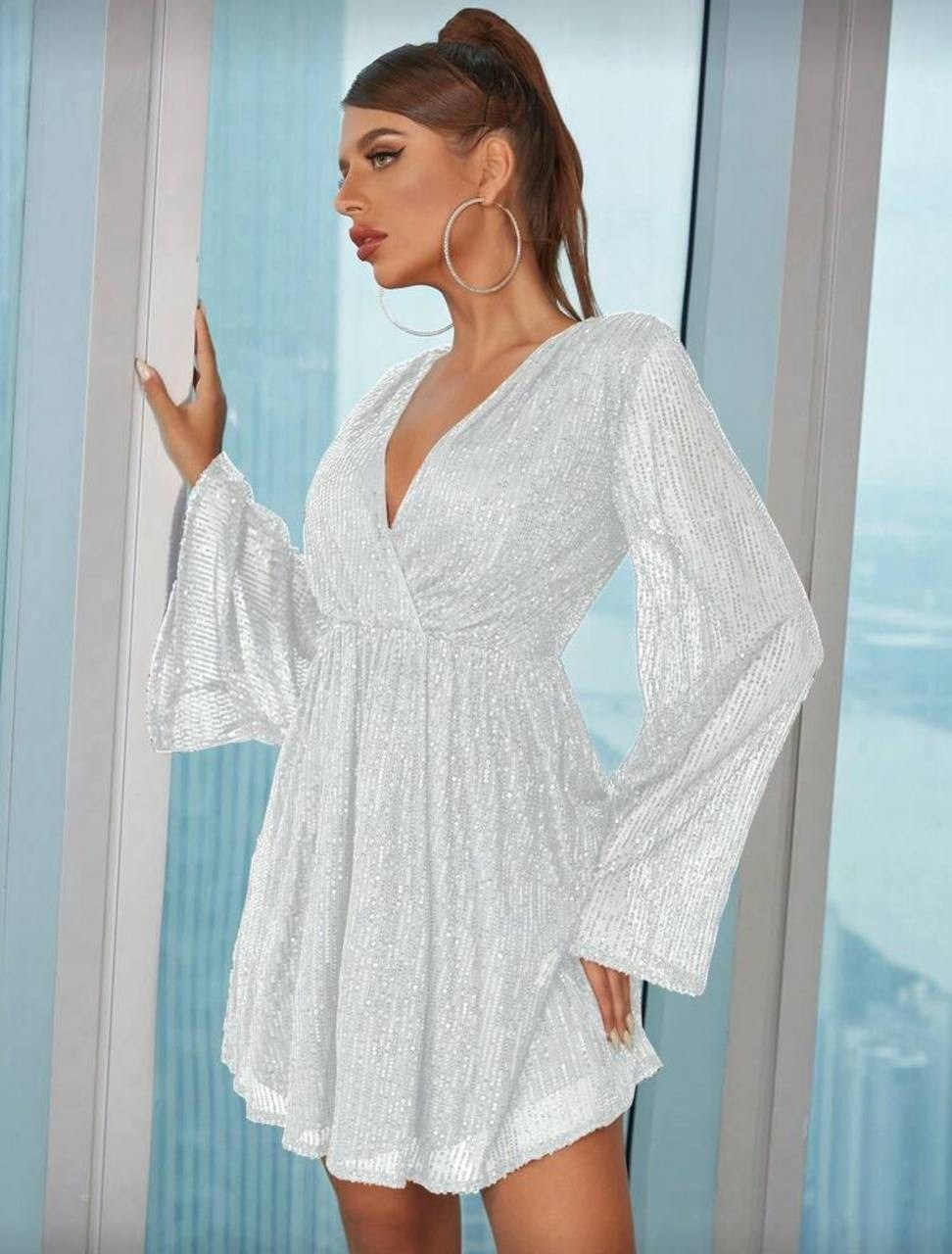 элегантное платье,платье с блестками,халат платье,платье серебристое,платье