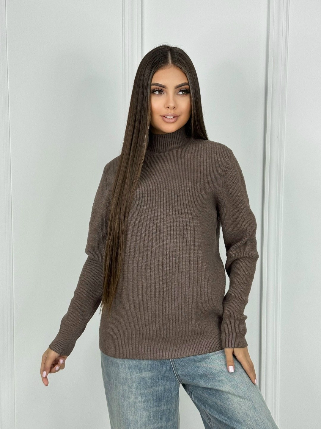 свитер женский белый,свитер женский,вязаные свитера женские,свитер с горлом,свитер