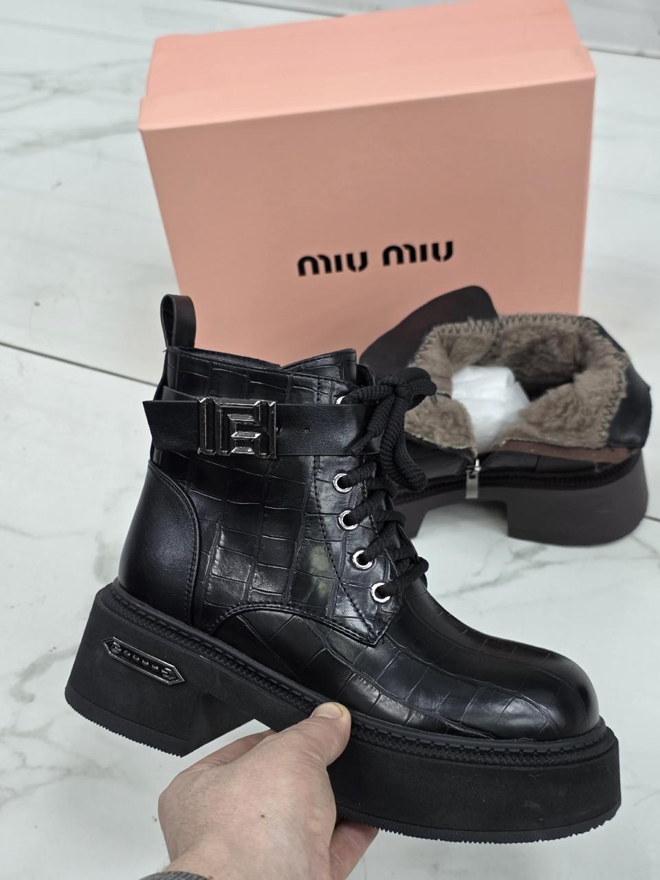 ,ботинки женские,ботинки miu miu,ботинки,женская