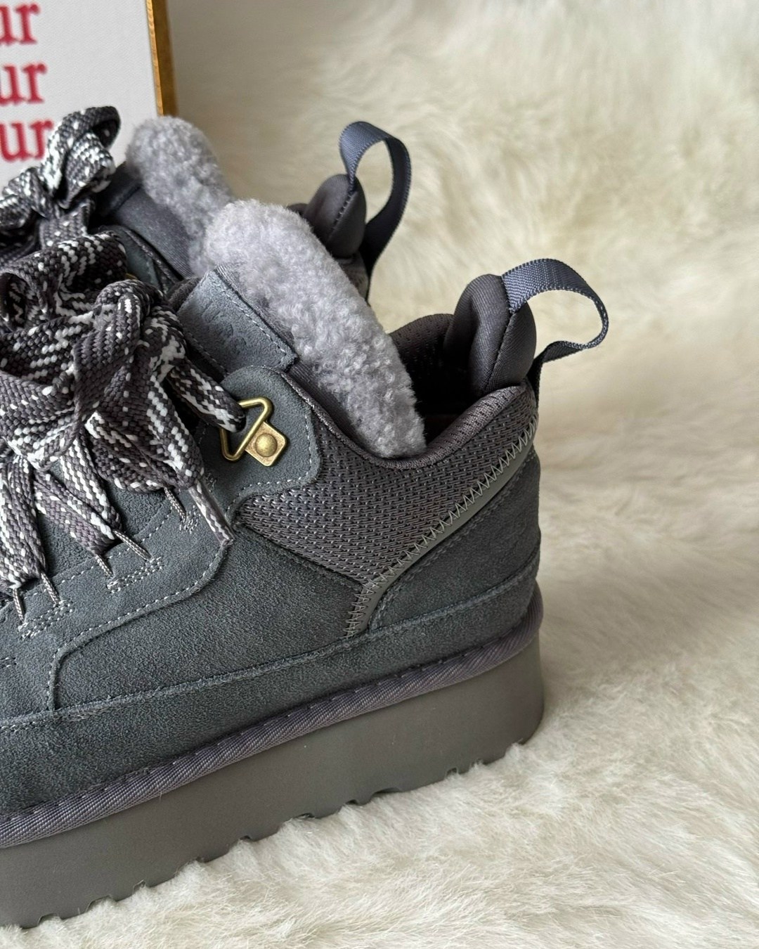 ,кеды зимние ugg lowmel trainer premiumshoes 183936502,ugg кроссовки,кеды зимние ugg lowmel trainer premiumshoes цвет серый,кроссовки зимние женские ugg модель 551079