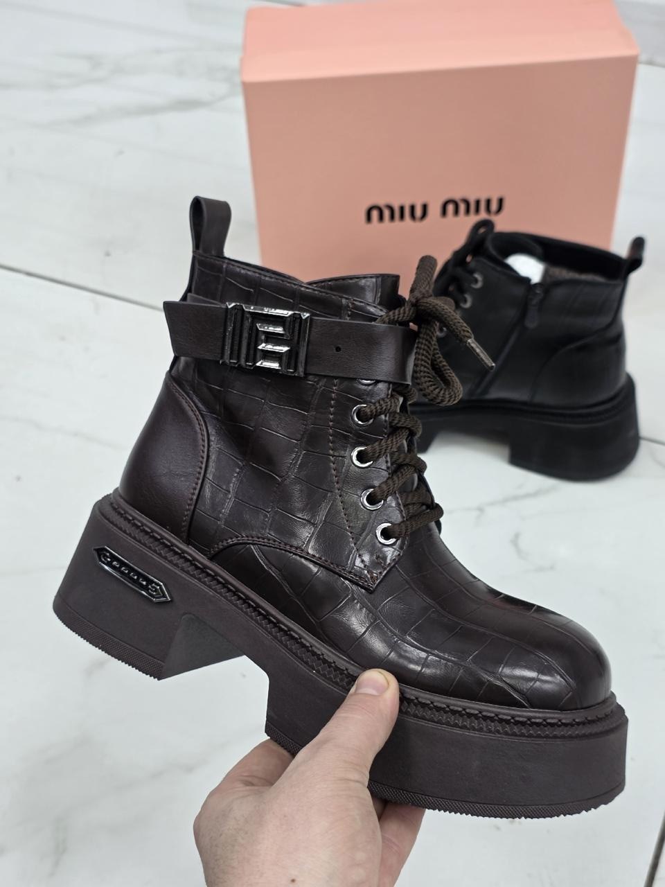,ботинки женские,ботинки miu miu,ботинки,женская