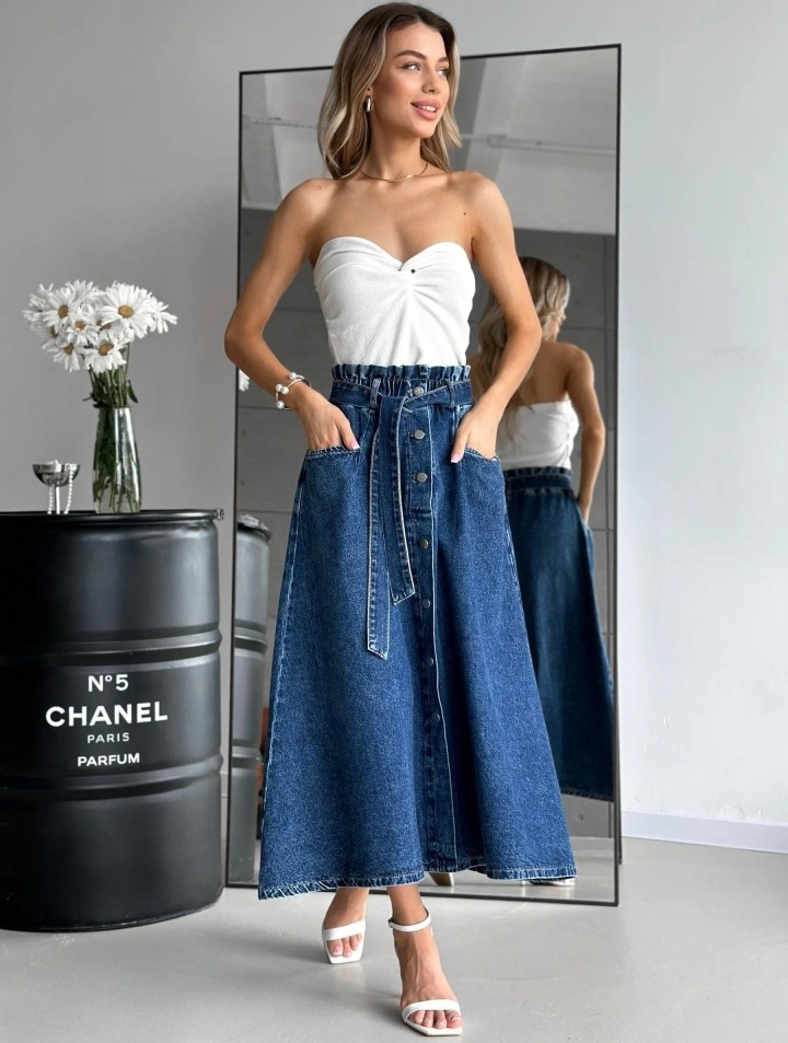 джинсовая юбка,джинсовая длинная юбка,юбка женская джинсовая,джинсовая юбка миди,юбка джинсовая макси