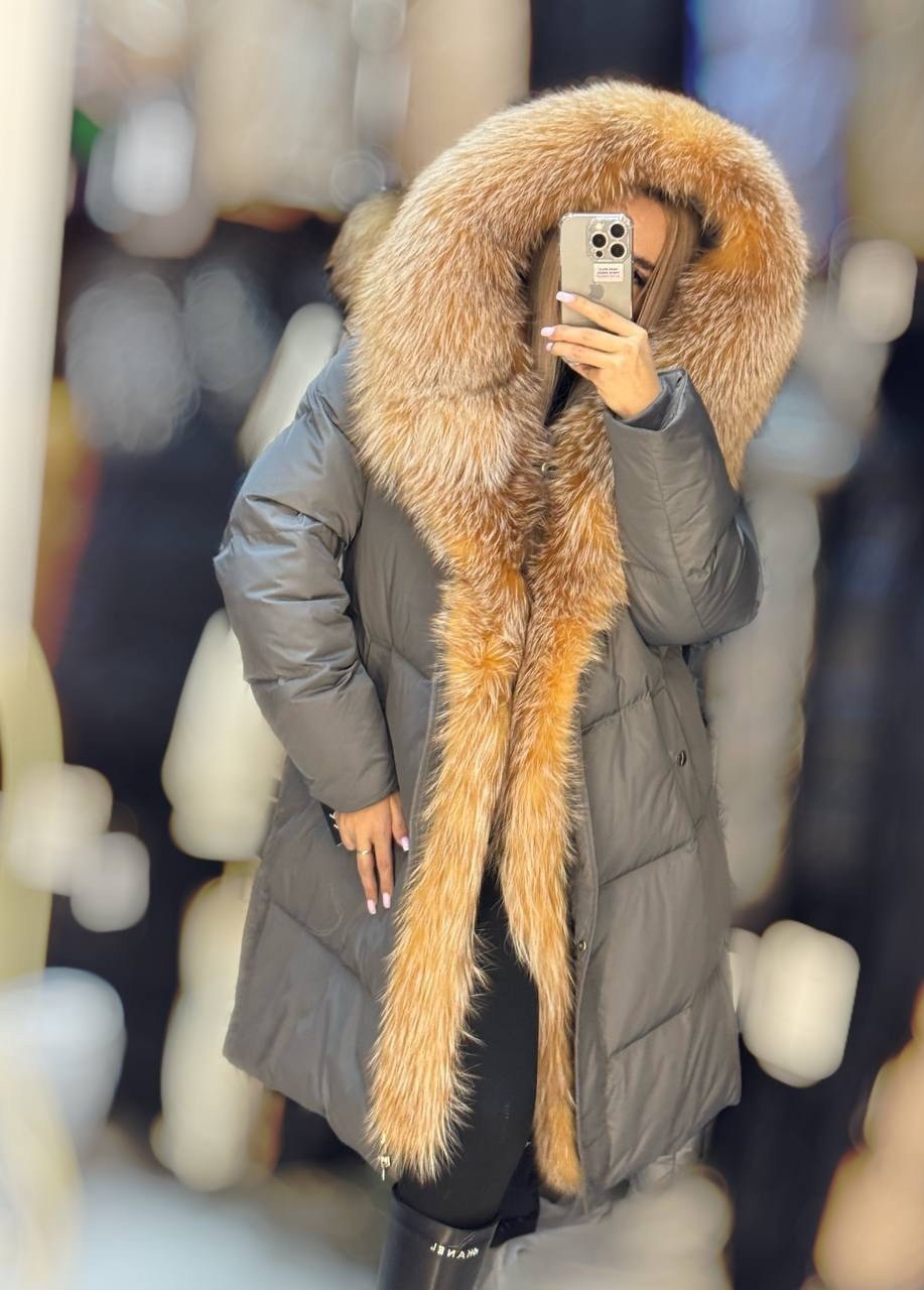 пуховик с натуральным мехом,пуховик с мехом,зимняя куртка с натуральным мехом лисы,пуховик женский с натуральным мехом,куртка пуховик с натуральным мехом