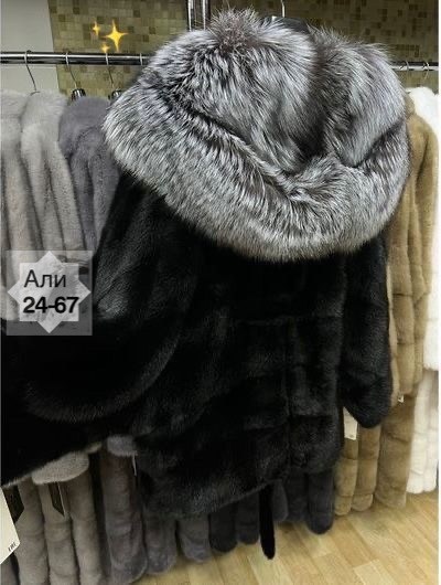 норковая шуба с капюшоном,норковая шуба,шуба с капюшоном,мех чернобурка,шуба норка