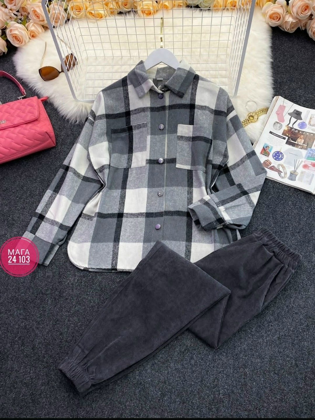 костюм женский,костюм на флисе,костюм двойка,ткань байка рубашка,женский костюм на флисе