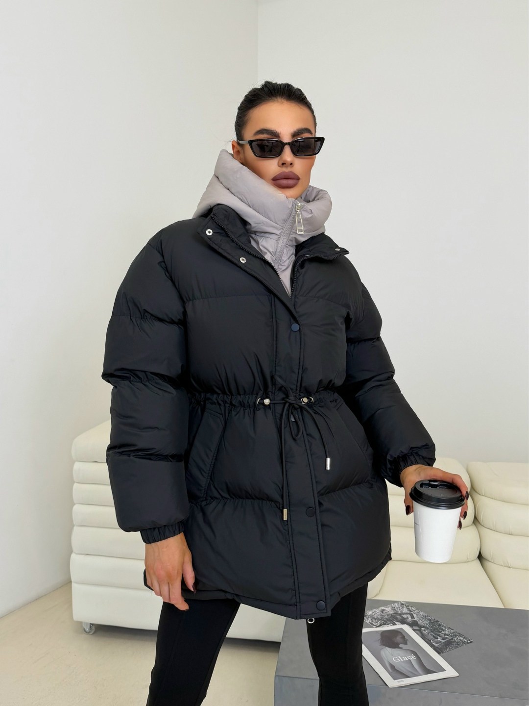 куртка пуховик,куртка на синтепоне,куртка с поясом,женская зимняя куртка,пуховик с поясом