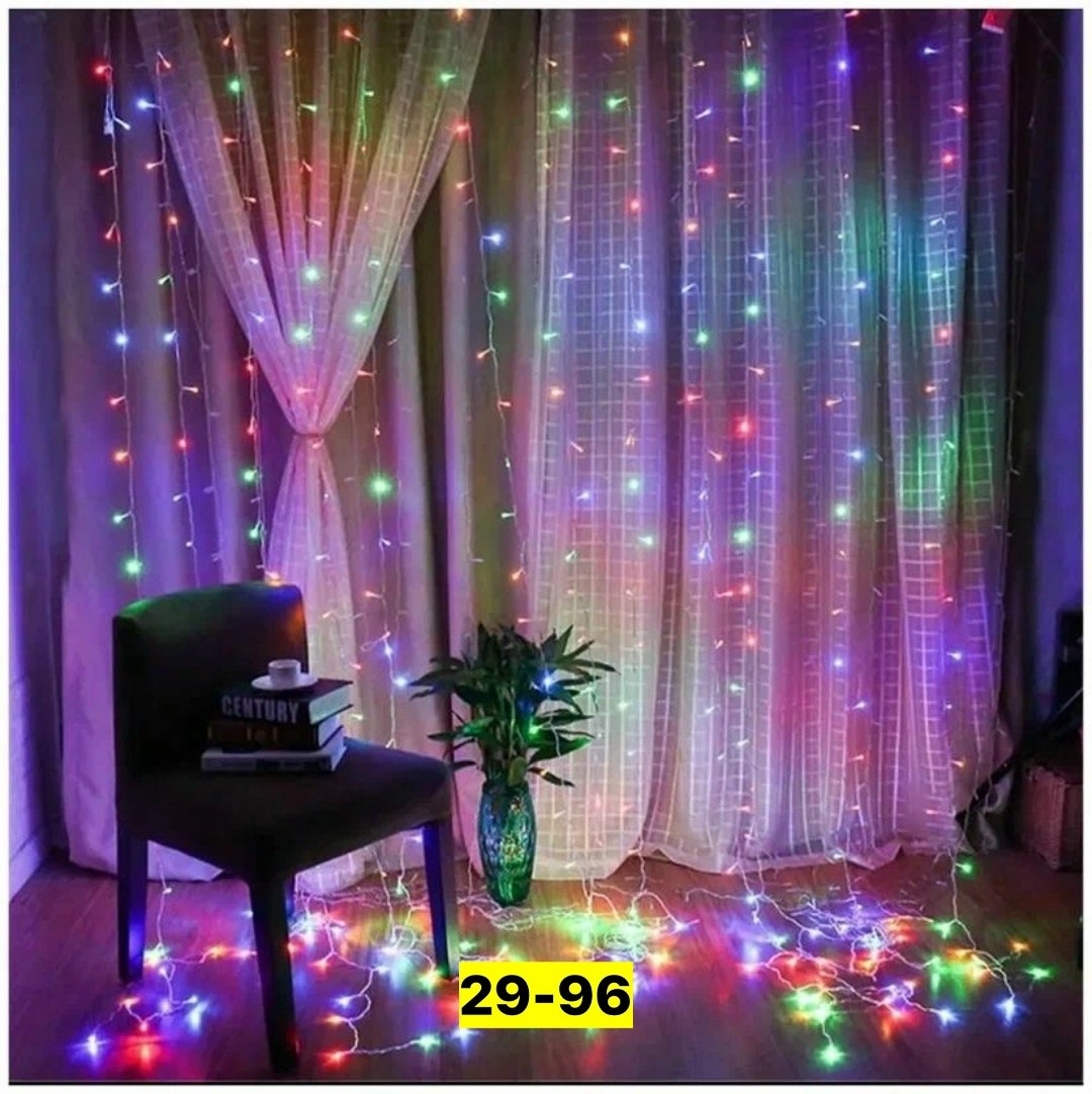 гирлянда штора "светодиодный дождь" 3*3м мультиколор,гирлянда штора "светодиодный дождь" 2*2м мультиколор,гирлянда штора,гирлянда штора "светодиодный дождь" мульти,светодиодная гирлянда-штора "цветная