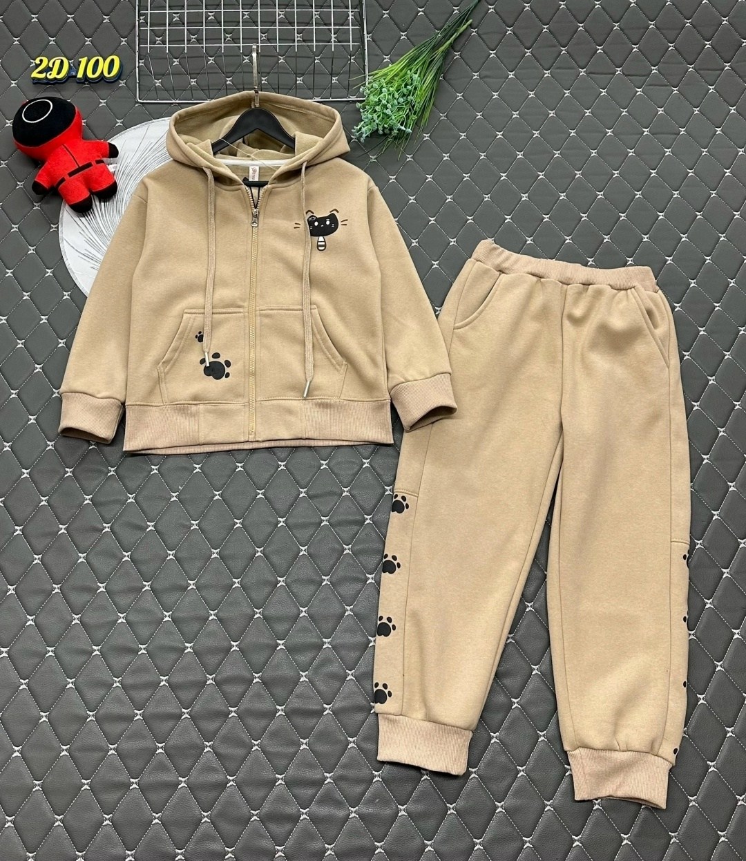спортивный костюм для девочек,костюм детский,костюм детский теплый,детский флисовый костюм,костюм бежевый