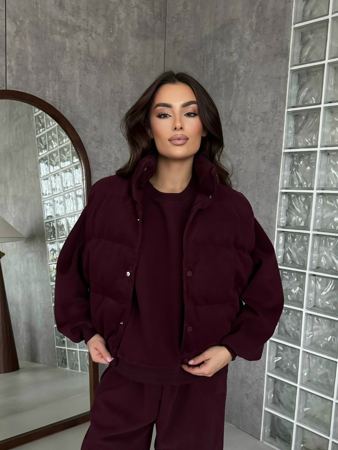 костюм женский,костюм бордовый,спортивные костюмы в стиле оверсайз,костюм спортивный женский,бордовые брюки