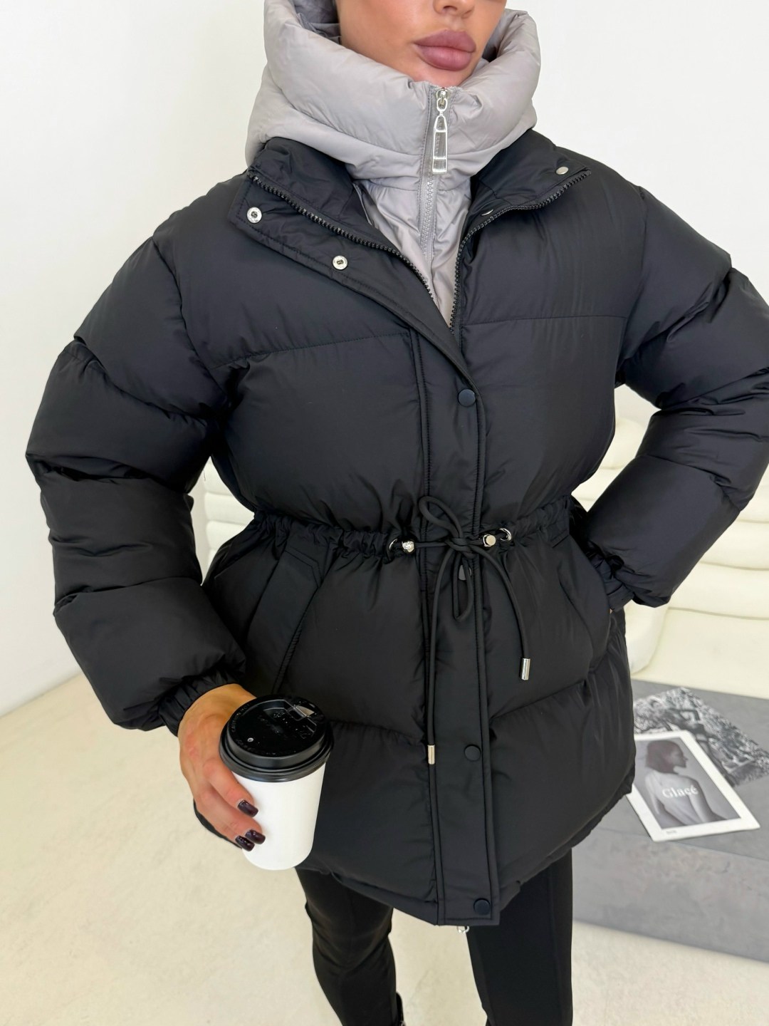 куртка пуховик,куртка на синтепоне,куртка с поясом,женская зимняя куртка,пуховик с поясом