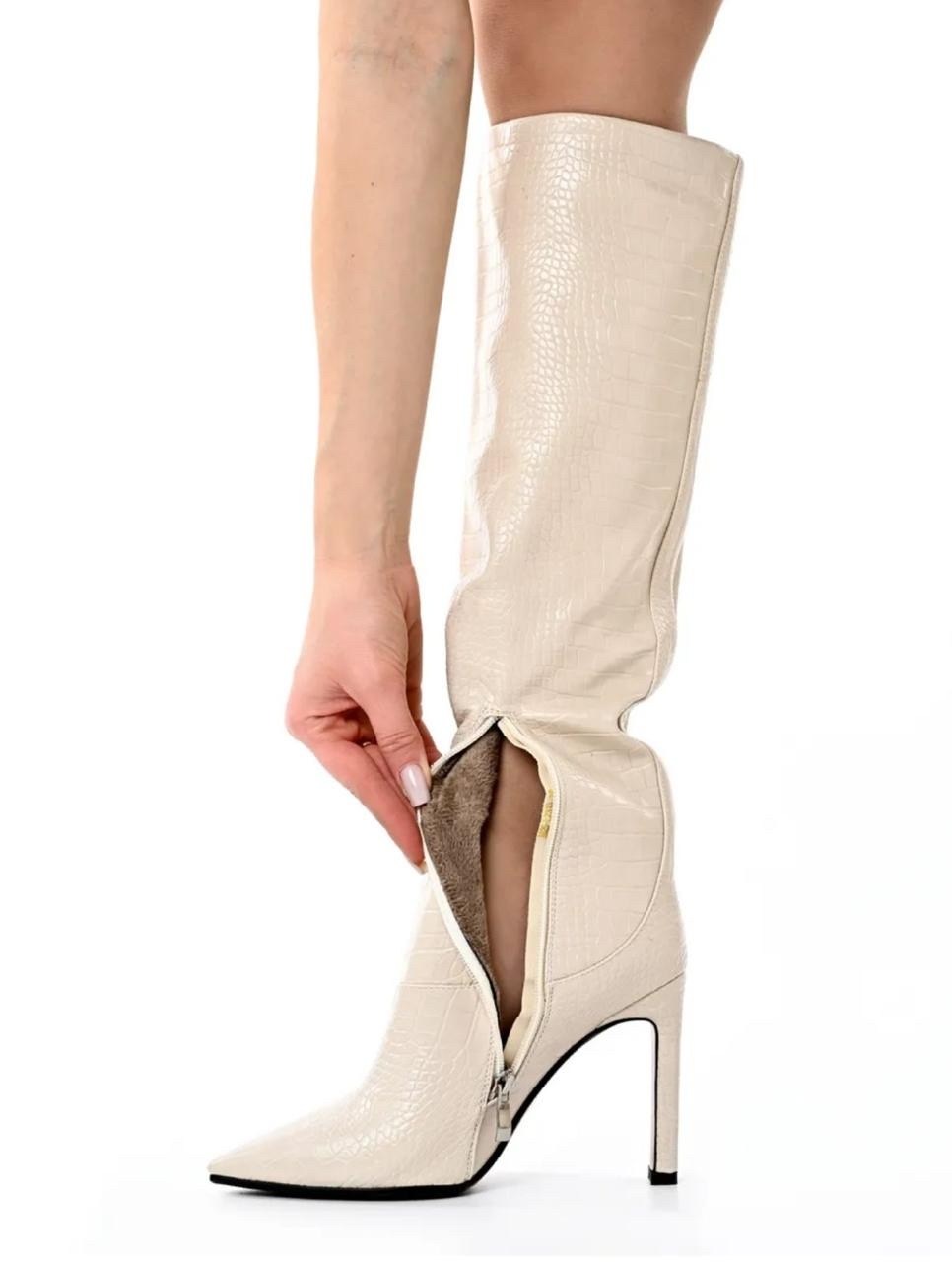 ,женские сапоги,демисезонные женские сапоги,сапоги женские velvet 567-21-ig белые 37 ru,зимние сапоги женские