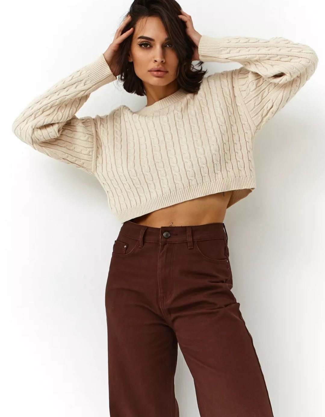 коричневые джинсы,коричневые джинсы женские,джинсы широкие коричневые,джинсы широкие,коричневые джинсы клеш