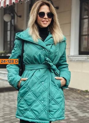 женское стеганое пальто,пальто на синтепоне,пальто модное,стеганое пальто,пальто демисезонная