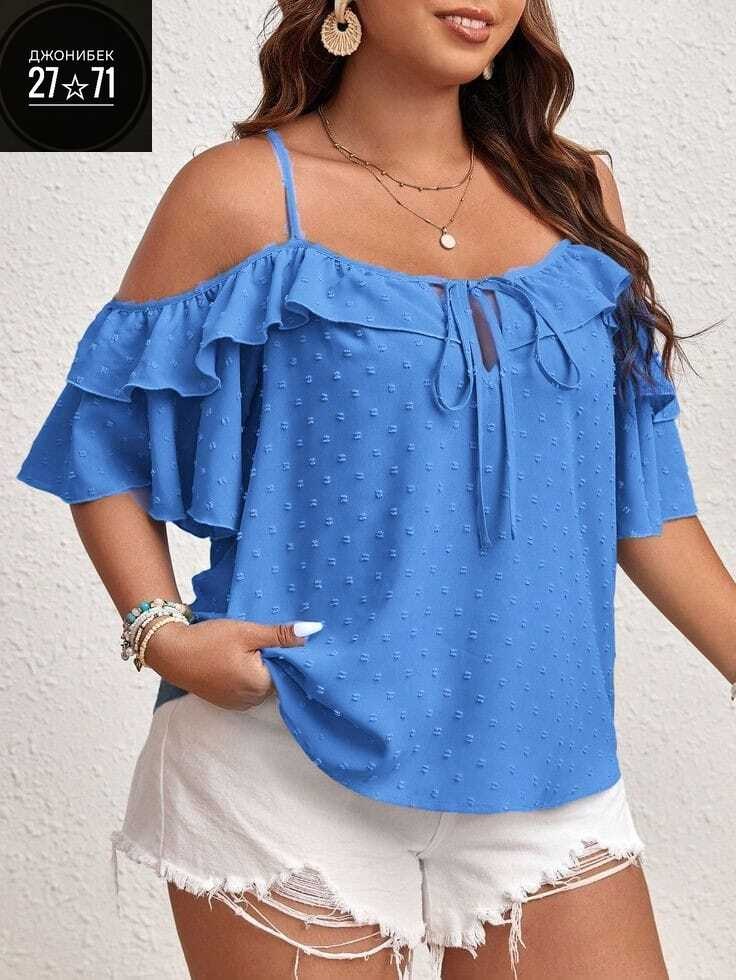 блуза с открытыми плечами,блузка стильная,блузка ,повседневная блуза,женские блузки больших размеров