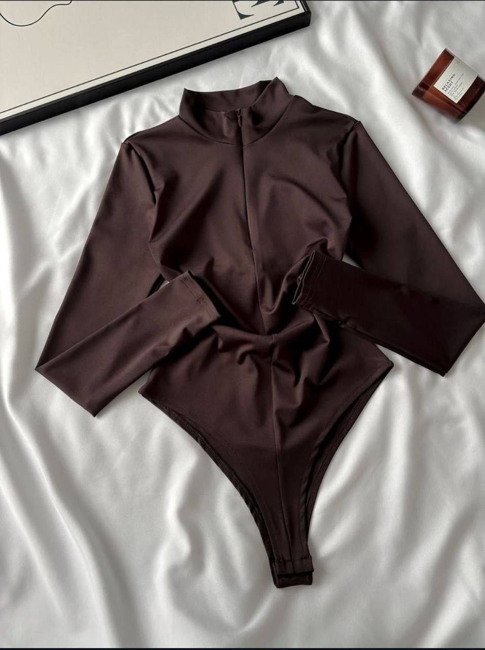 белое боди,боди женская,боди женское с длинными рукавами,боди,боди на молнии с длинными рукавами