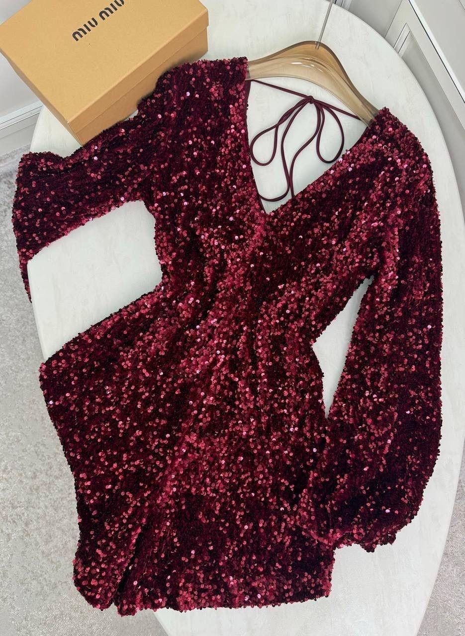 женское платье в пайетках красное,шикарное платье,платье с пайетками,платье,мини платье