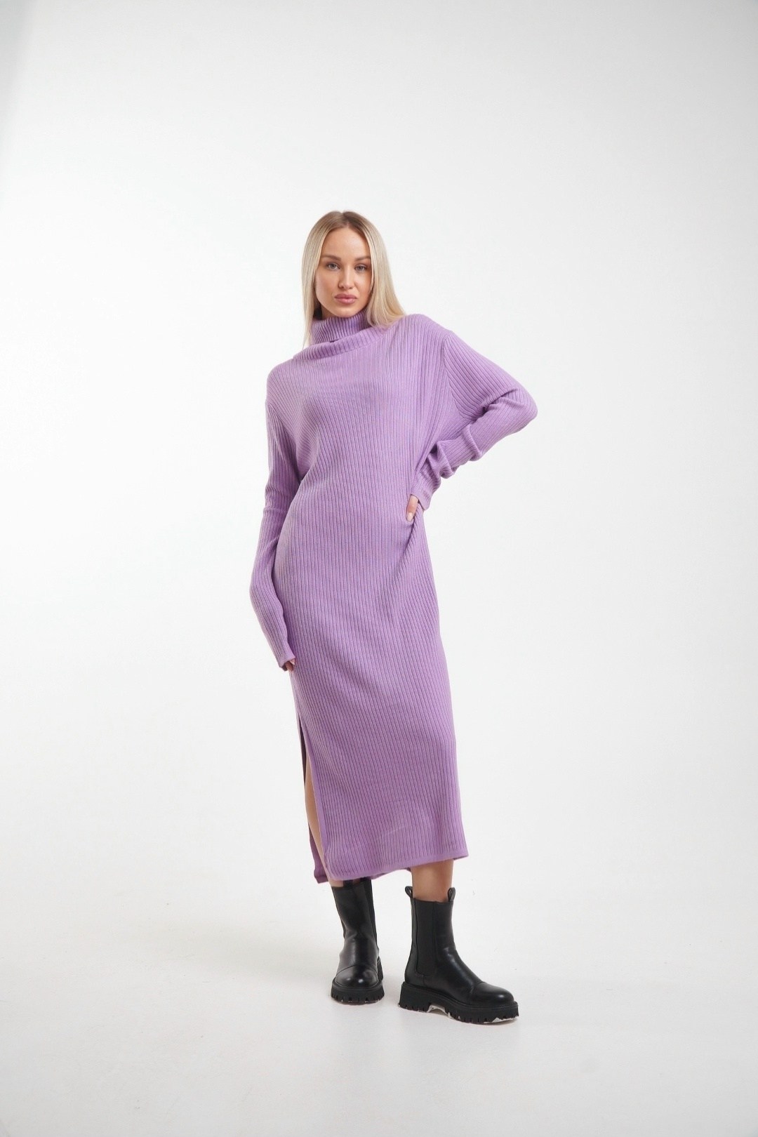 джемпер бежевый,женский свитер,женское удлиненное платье-свитер в рубчик happyfox,бежевый свитер,джемпер оверсайз