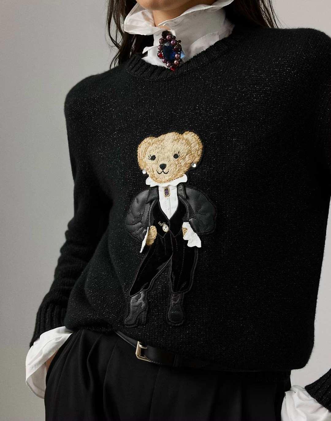 свитер polo ralph lauren,джемпер ральф лорен женский с медведем,polo ralph lauren bear свитер женский,хлопковый свитер polo ralph lauren,свитер polo bear из хлопка с интарсией ralph lauren