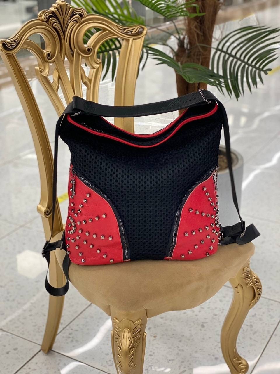 сумка,корзина сумка,сумка мешок из перфорированной кожи,сумка женская,сумка с клепками