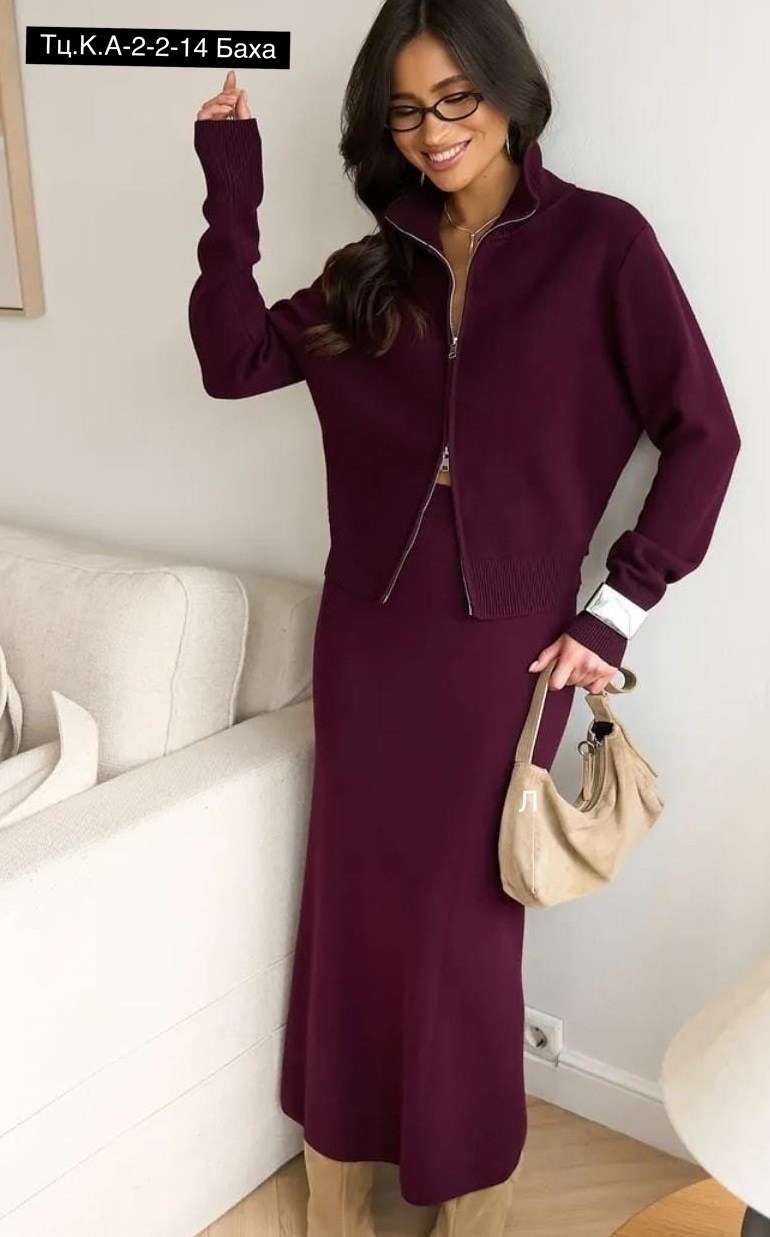 трикотажные костюмы,костюм с юбкой,костюм вязанный с юбкой,женский костюм,джемпер женский