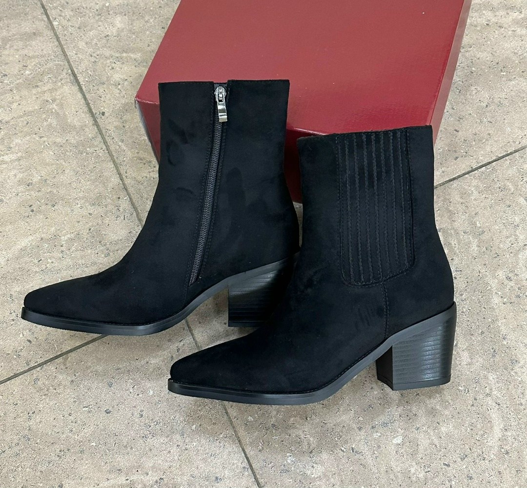 ,ботильоны казаки из натуральной замши araz 271360223,ботильоны женские,полусапоги, женская