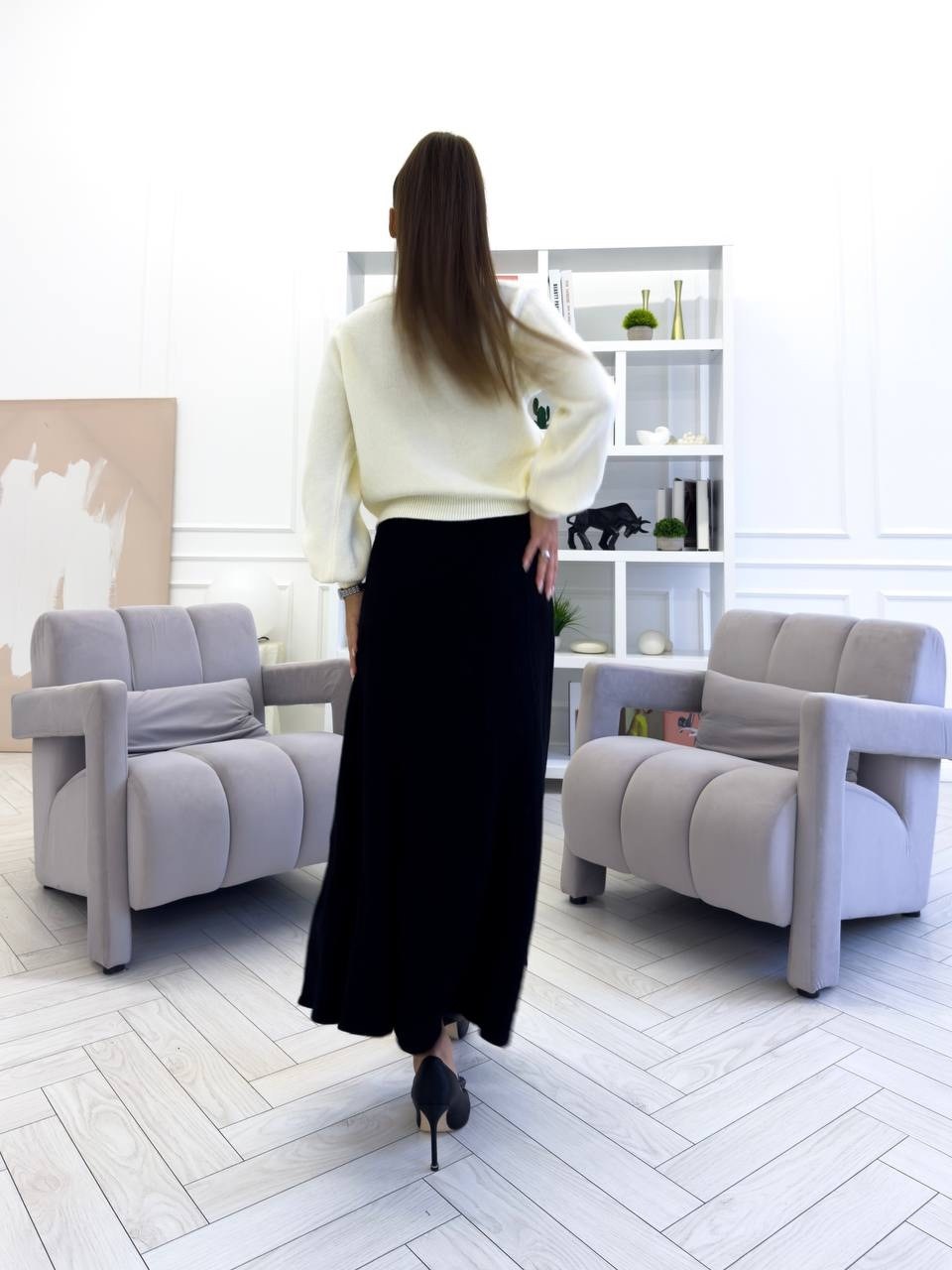 ,трикотажный костюм с юбкой,элегантное платье,юбка плиссе