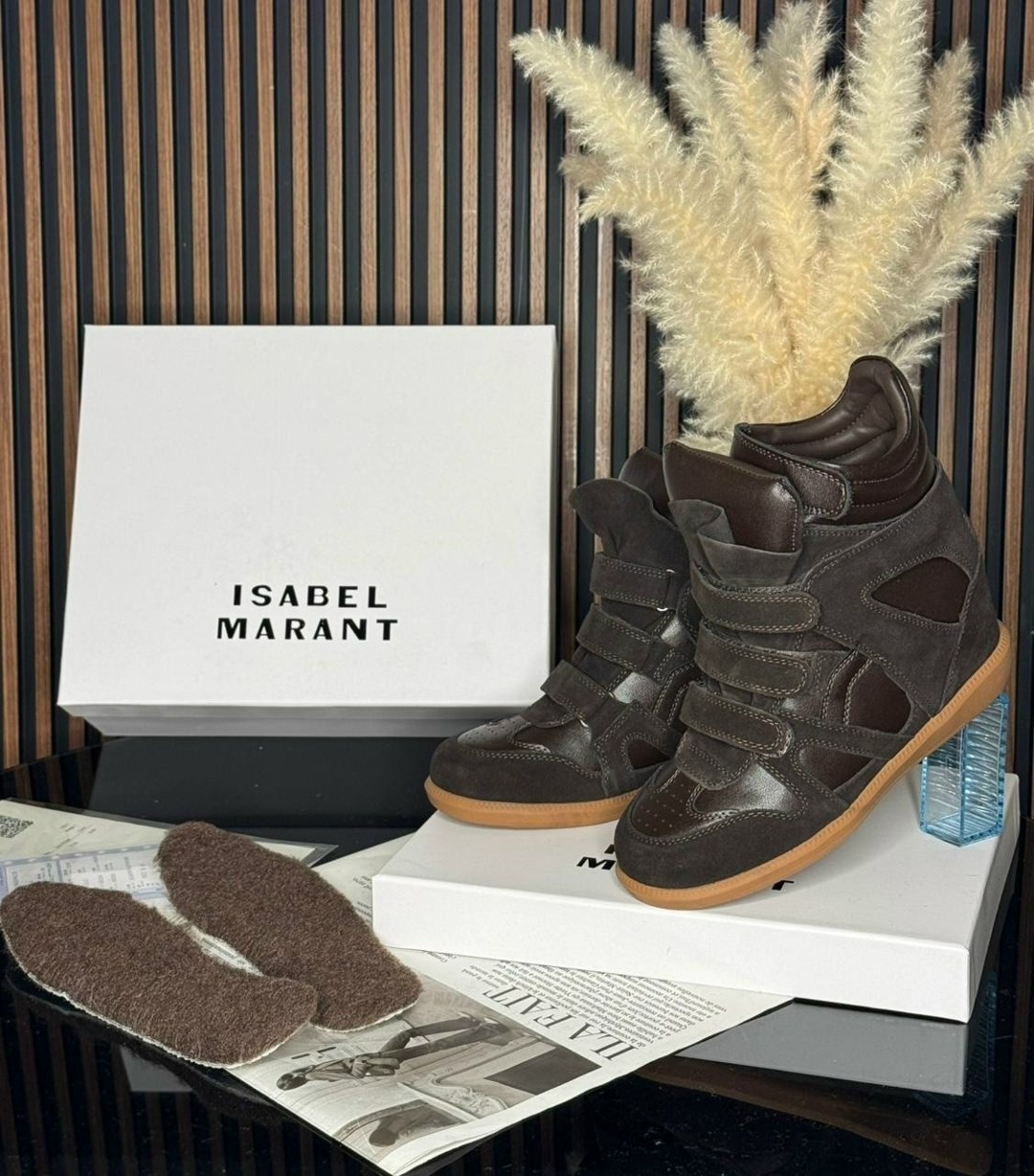 изабель марант сникерсы,изабель марант кроссовки,изабель марант кроссовки сникерсы,изабель маранты ,isabel marant black suede bekett wedge sneakers